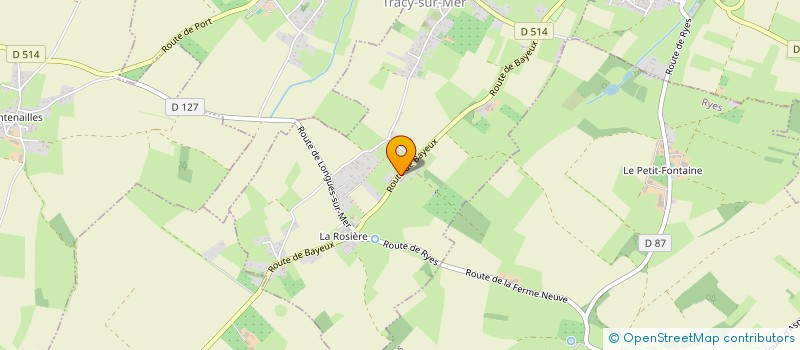 localisation de l'entreprise SCI DE CHERMENTOUX  TRACY-SUR-MER