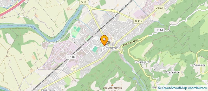 localisation de l'entreprise SCI DE CHEVALET  DOMENE