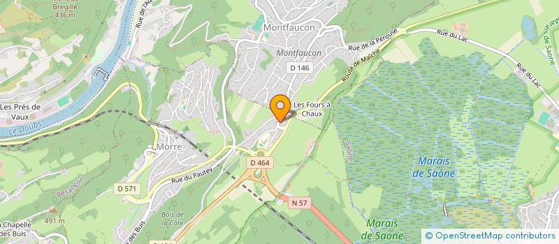 localisation de l'entreprise SCI DE CHEVRIOT  MORRE