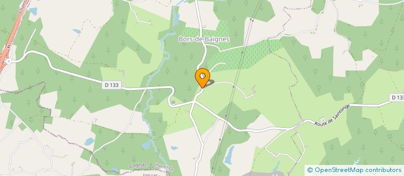 localisation de l'entreprise SCI DE CHEZ NOULEAU à BORS (CANTON DE CHARENTE-SUD)