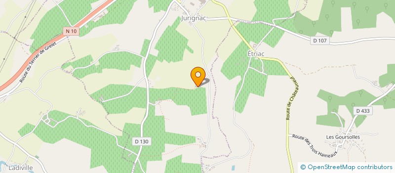 localisation de l'entreprise SCI DE CHEZ RAFFENEAU à VAL DES VIGNES