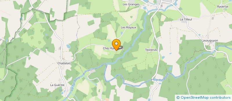 localisation de l'entreprise SCI DE CHEZ RAMBAUD à LES SALLES-LAVAUGUYON