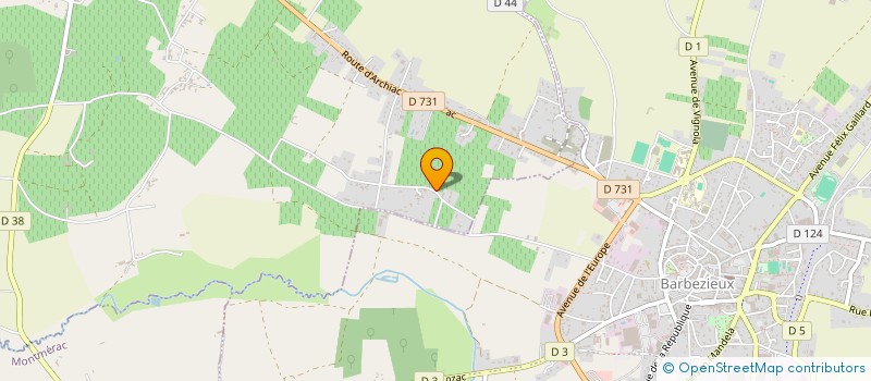 localisation de l'entreprise SCI DE CHEZ ROCHARD à LAGARDE-SUR-LE-NE