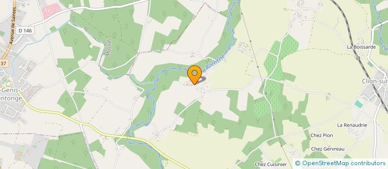 localisation de l'entreprise SCI DE CHEZ TRAVERS à CLION