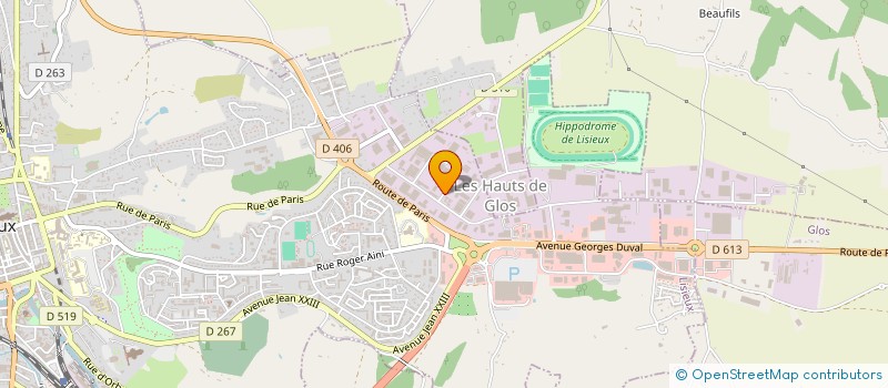 localisation de l'entreprise SCI DE CHIBERTA à LISIEUX
