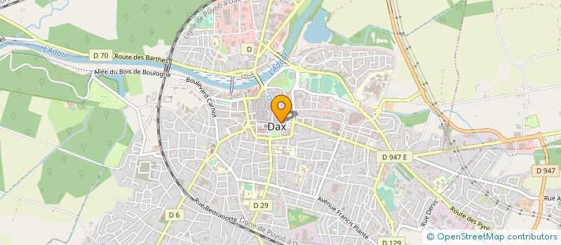 localisation de l'entreprise SCI DE CHIEVRES  DAX