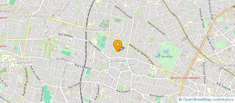 localisation de l'entreprise SCI DE CHIRICO  BORDEAUX