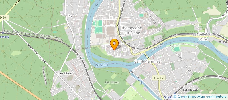 localisation de l'entreprise SCI DE CHL  CHAMPAGNE-SUR-SEINE