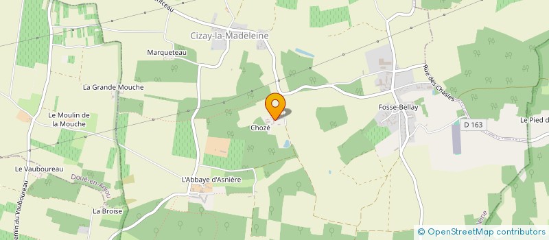 localisation de l'entreprise SCI DE CHOZE  CIZAY-LA-MADELEINE