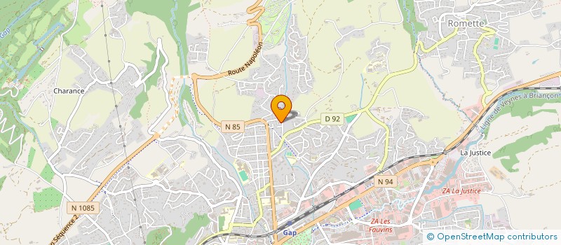 localisation de l'entreprise SCI DE CHRIS  GAP