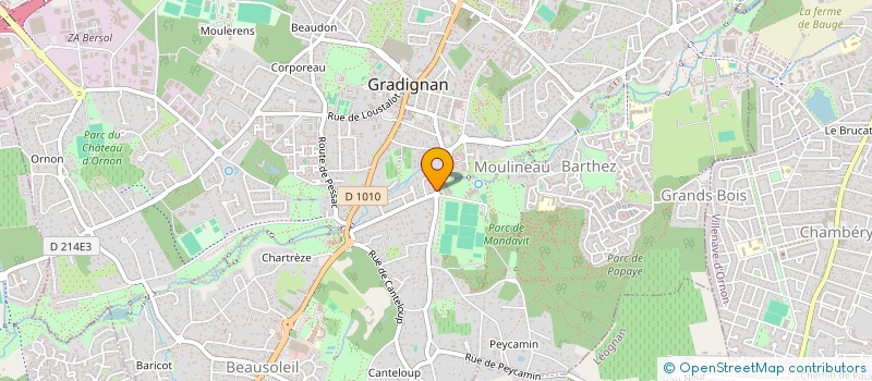 localisation de l'entreprise SCI DE CID à GRADIGNAN