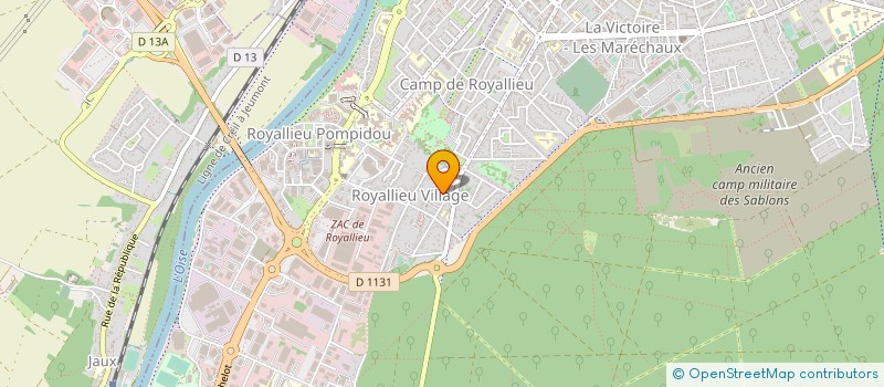 localisation de l'entreprise SCI DE CIMES  COMPIEGNE