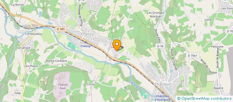 localisation de l'entreprise SCI DE CIZE  CHATILLON