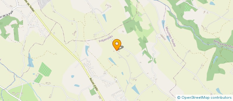 localisation de l'entreprise SCI DE CLAIREFON  FREJAIROLLES