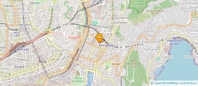 localisation de l'entreprise SCI DE CLAIREFONTAINE à NICE