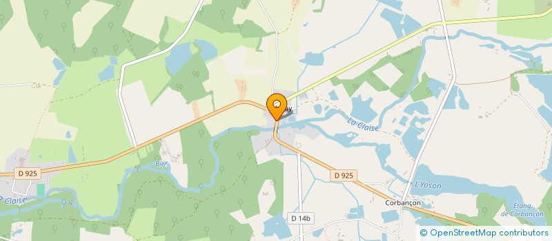 localisation de l'entreprise SCI DE CLAISE à SAINT-MICHEL-EN-BRENNE