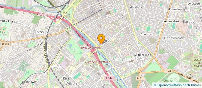 localisation de l'entreprise SCI DE CLAUMALO  REIMS