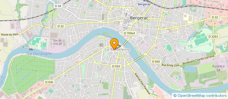 localisation de l'entreprise SCI DE CLAUTRE à BERGERAC