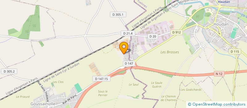 localisation de l'entreprise SCI DE CLEMENT à GOUSSAINVILLE