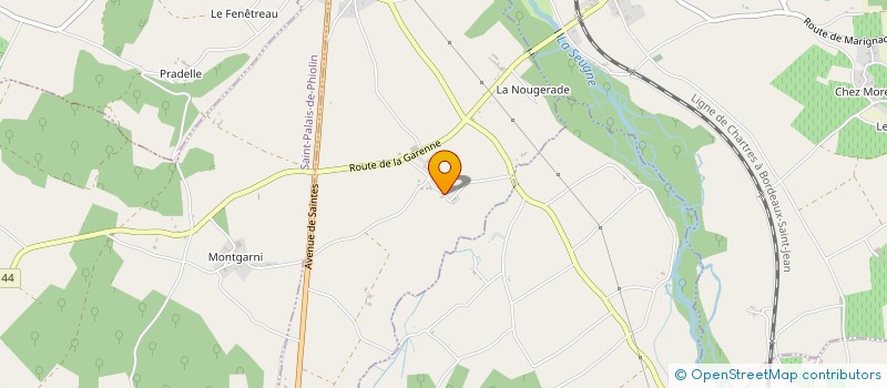 localisation de l'entreprise SCI DE CLERBISE  BELLUIRE