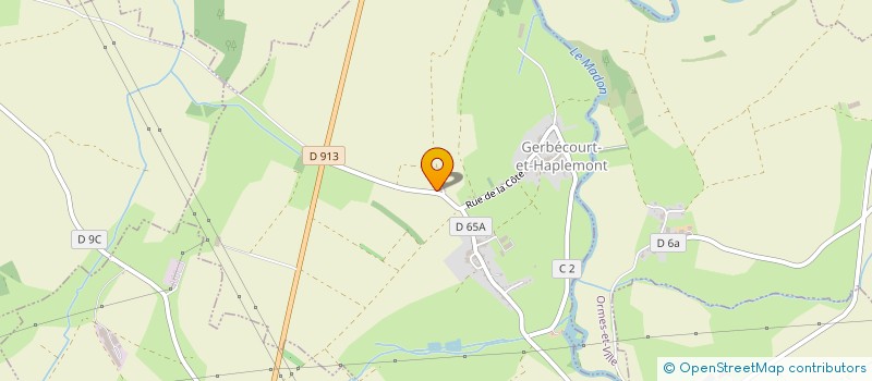 localisation de l'entreprise SCI DE CLEREY  GERBECOURT-ET-HAPLEMONT