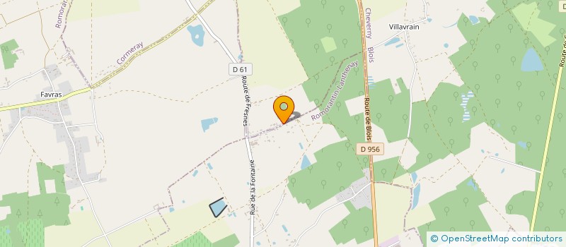 localisation de l'entreprise SCI DE CLERY  LE CONTROIS-EN-SOLOGNE