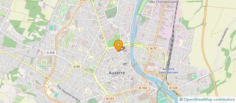 localisation de l'entreprise SCI DE CLEVE à AUXERRE