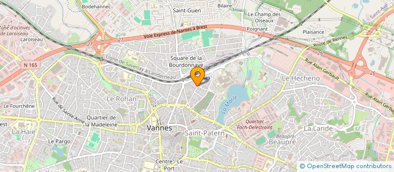 localisation de l'entreprise SCI DE CLISSON N 33 à VANNES