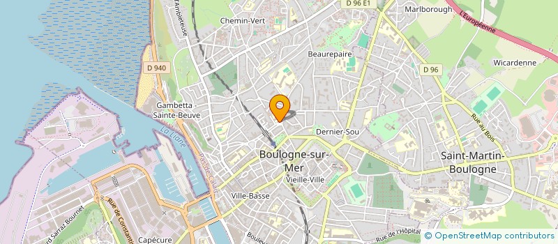 localisation de l'entreprise SCI DE CLOCHEVILLE à BOULOGNE-SUR-MER