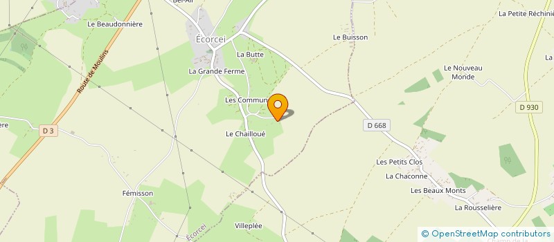 localisation de l'entreprise SCI DE CLOPIN à LE MENIL-BERARD