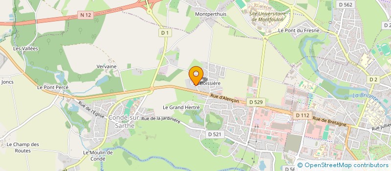 localisation de l'entreprise SCI DE-CO à CONDE-SUR-SARTHE