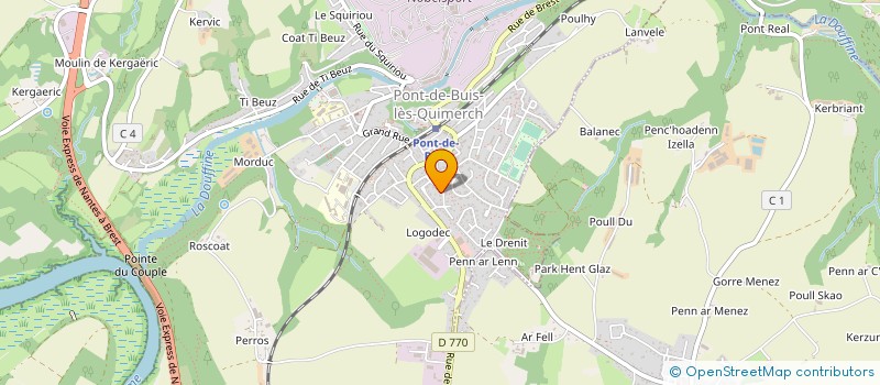 localisation de l'entreprise SCI DE COCHANDCO  PONT-DE-BUIS-LES-QUIMERCH