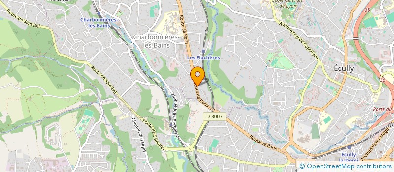 localisation de l'entreprise SCI DE COLLAUD  CHARBONNIERES-LES-BAINS