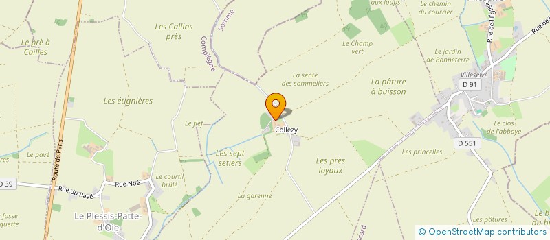 localisation de l'entreprise SCI DE COLLEZY  BERLANCOURT