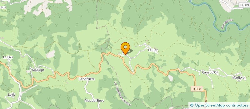 localisation de l'entreprise SCI DE COLOMBIER LES GRANGES  SAINT-SATURNIN-DE-LENNE