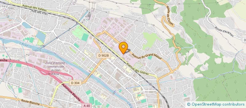 localisation de l'entreprise SCI DE COLOMBY  CLUSES