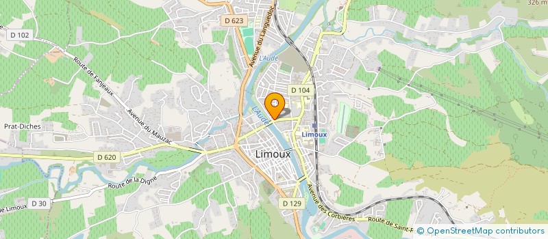 localisation de l'entreprise SCI DE COMBE LOUBINE à LIMOUX