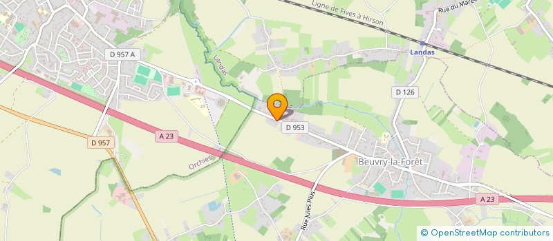 localisation de l'entreprise SCI DE CONINCK  BEUVRY-LA-FORET