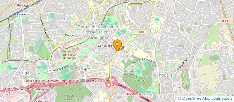 localisation de l'entreprise SCI DE CONINCK IMMOBILIER  TALENCE