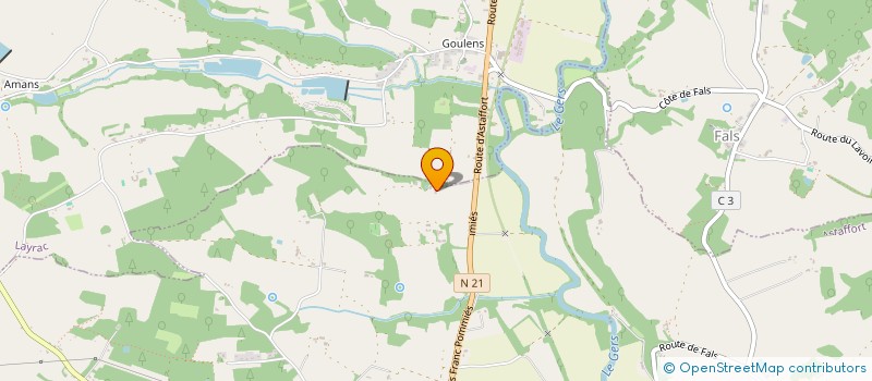 localisation de l'entreprise SCI DE CONSTANTINE  ASTAFFORT