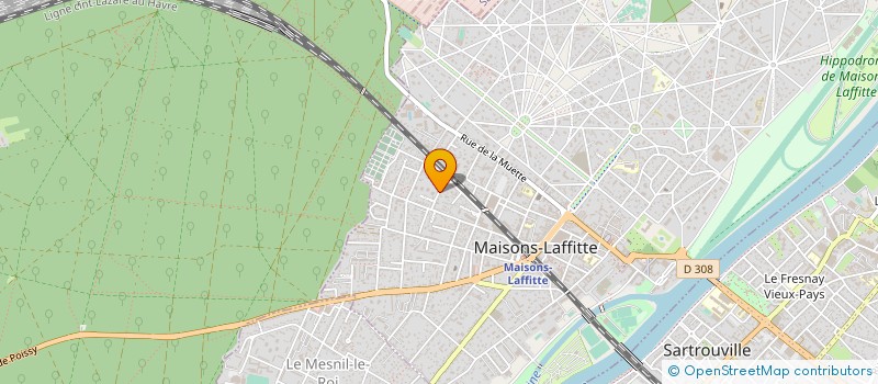 localisation de l'entreprise SCI DE CONSTRUCTION DE L'UNION à MAISONS-LAFFITTE