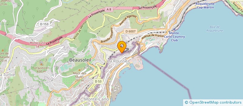 localisation de l'entreprise SCI DE CONSTRUCTION DU GRAND VALGERG à BEAUSOLEIL