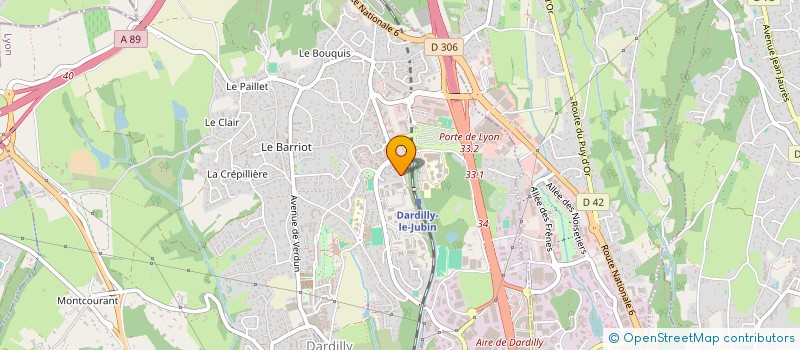 localisation de l'entreprise SCI DE CONSTRUCTION ET DE GERANCE  DARDILLY