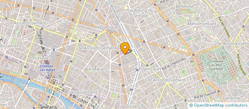 localisation de l'entreprise SCI DE CONSTRUCTION INDUSTRIELLES  PARIS