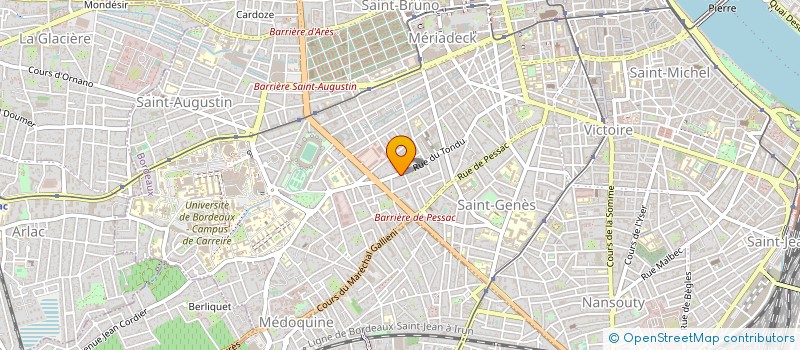 localisation de l'entreprise SCI DE CONSTRUCTION LA BRUYERE à BORDEAUX