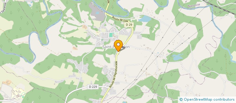 localisation de l'entreprise SCI DE CONSTRUCTION MEREL  SAINT-PANDELON