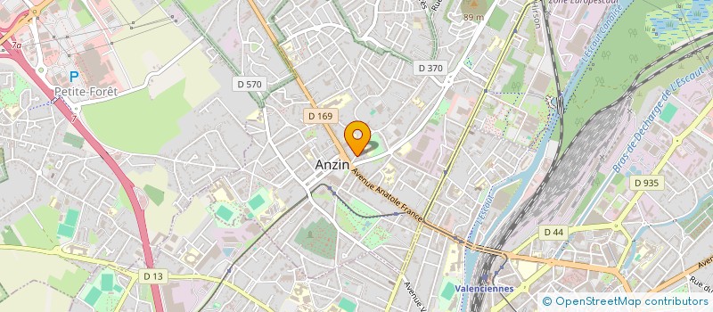 localisation de l'entreprise SCI DE CONSTRUCTION PROMOVAL  ANZIN