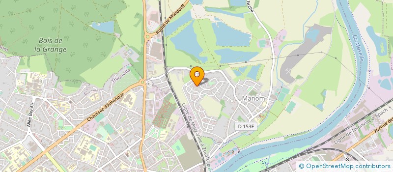 localisation de l'entreprise SCI DE CONSTRUCTION VENTE A.B.H.  MANOM