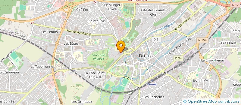 localisation de l'entreprise SCI DE CONSTRUCTION VENTE DU HAUT PAVE à DREUX