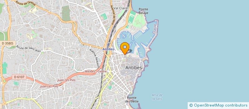 localisation de l'entreprise SCI DE CONSTRUCTION VENTE LA BELLEUDIERE à ANTIBES